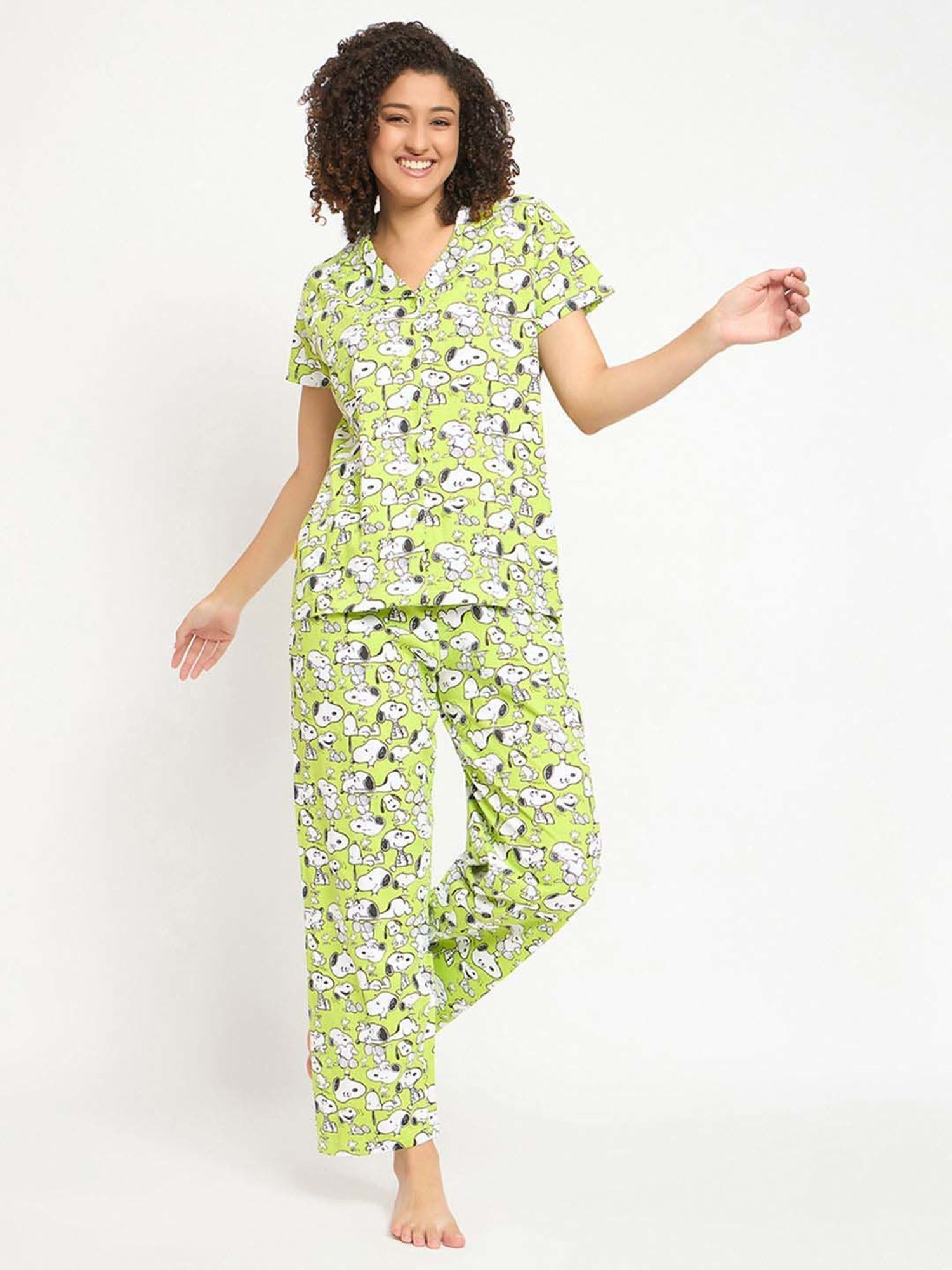 Nite Flite Pink Shirt With Pyjamas