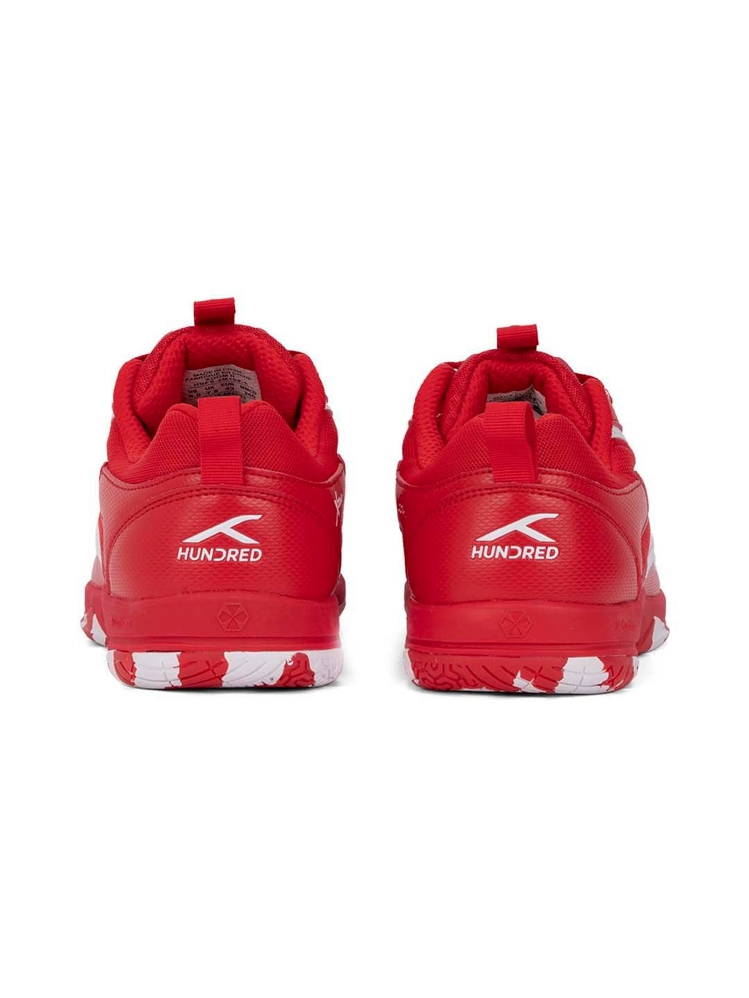 Hundred Men's Xoom II Comfort Red Indoor Court Shoes