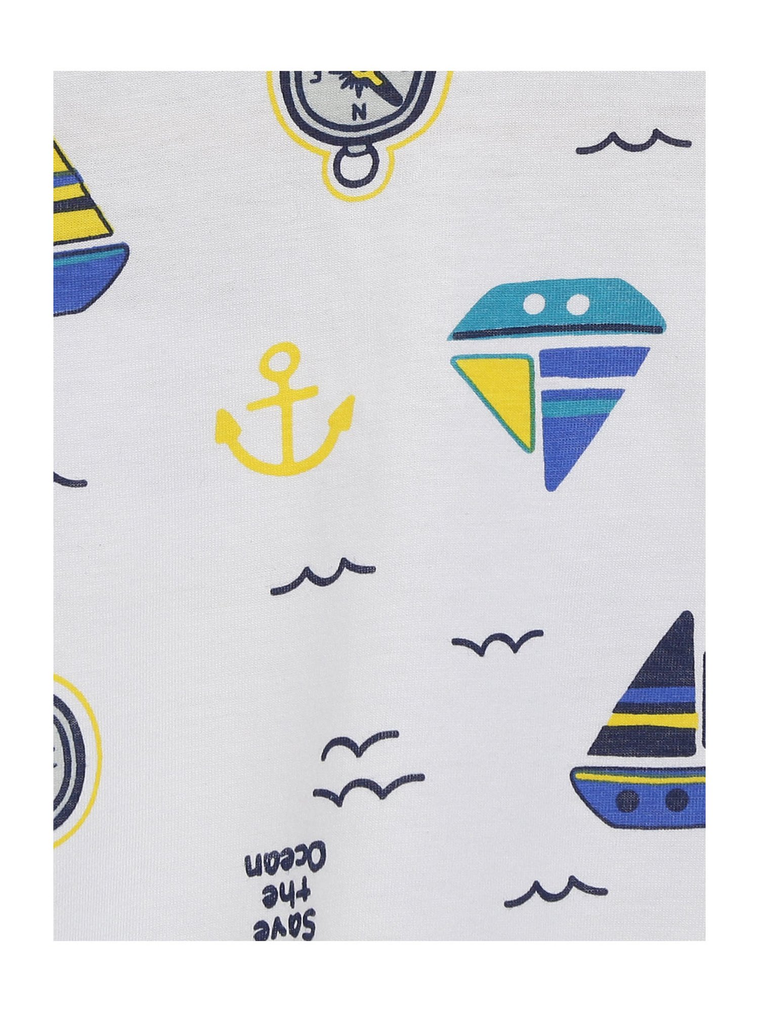 Chicco Kids White Printed T-Shirt