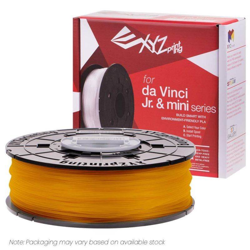 XYZprinting PLA Filament, 1.75 mm, 600 g NFC Spool, Gold, RFPLCXEU0FE