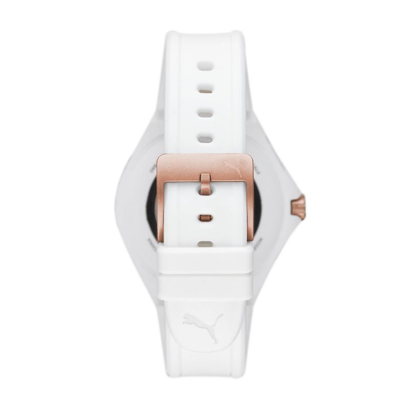 PUMA Smartwatch 44mm - White with White Silicone