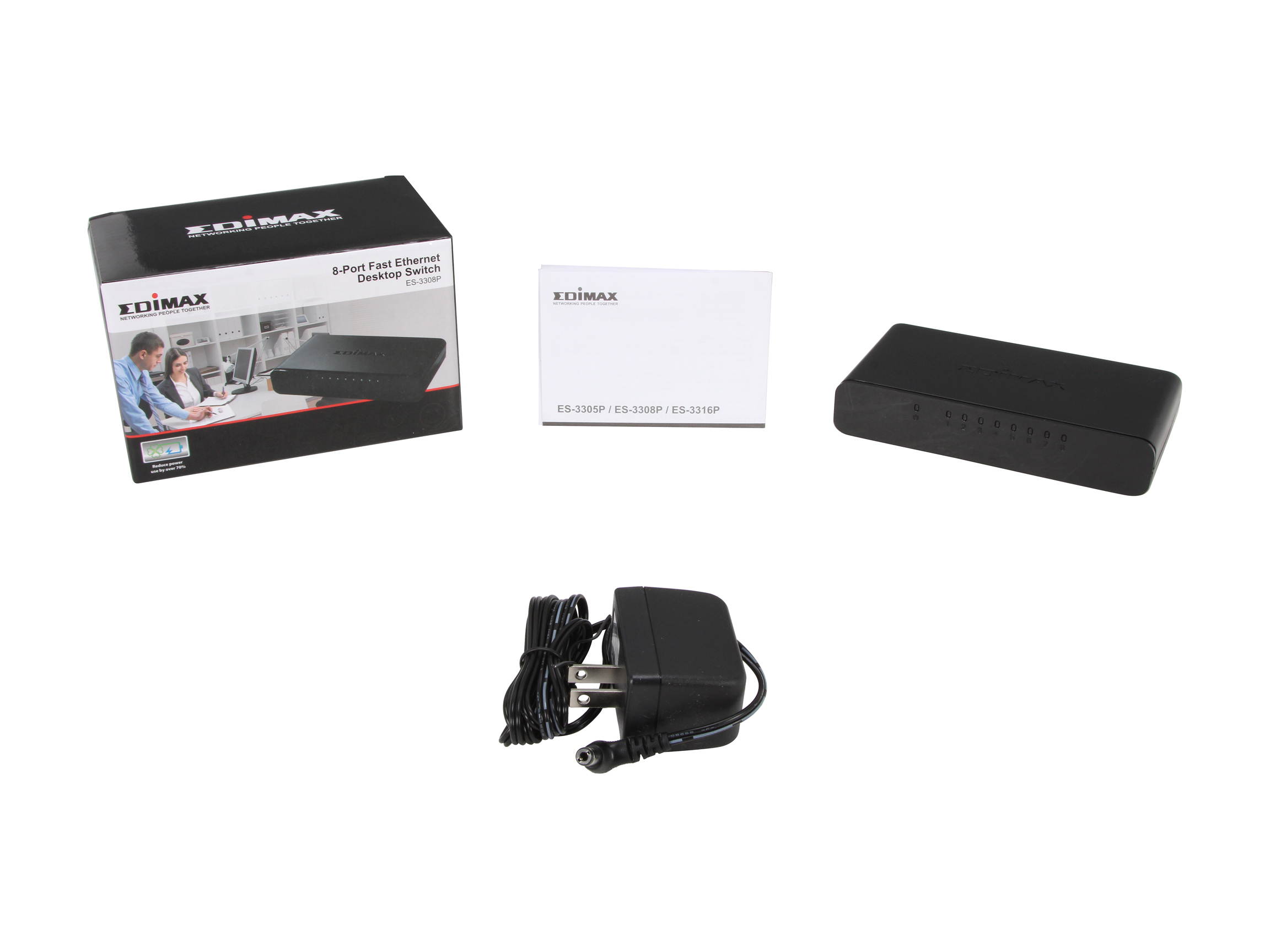 EDIMAX ES-3308P 8-Port Fast Ethernet Desktop Switch