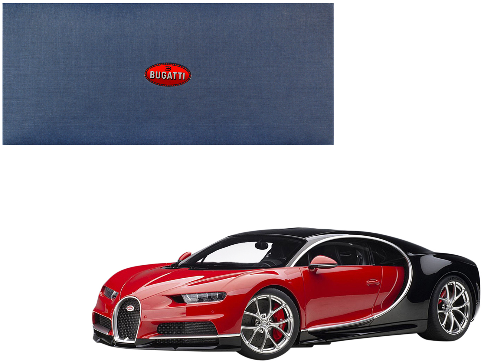 Bugatti Chiron Yellow and Black 1/24 Diecast Model Car by Maisto