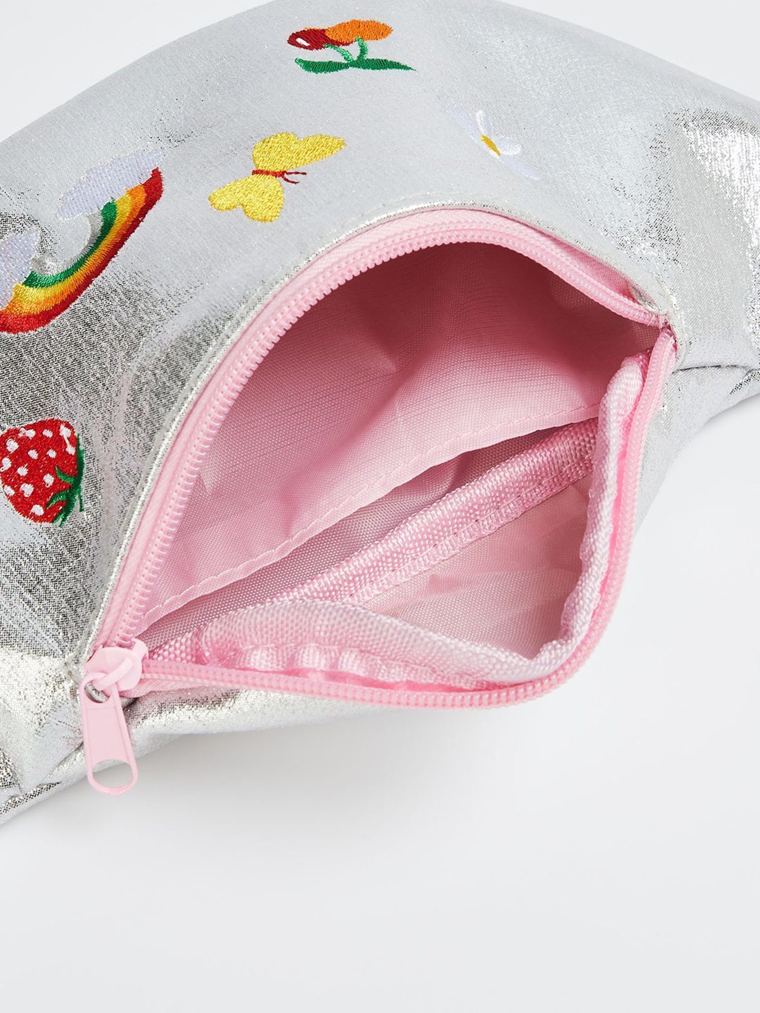 Ginger by Lifestyle Silver Shimmer Waist Bag