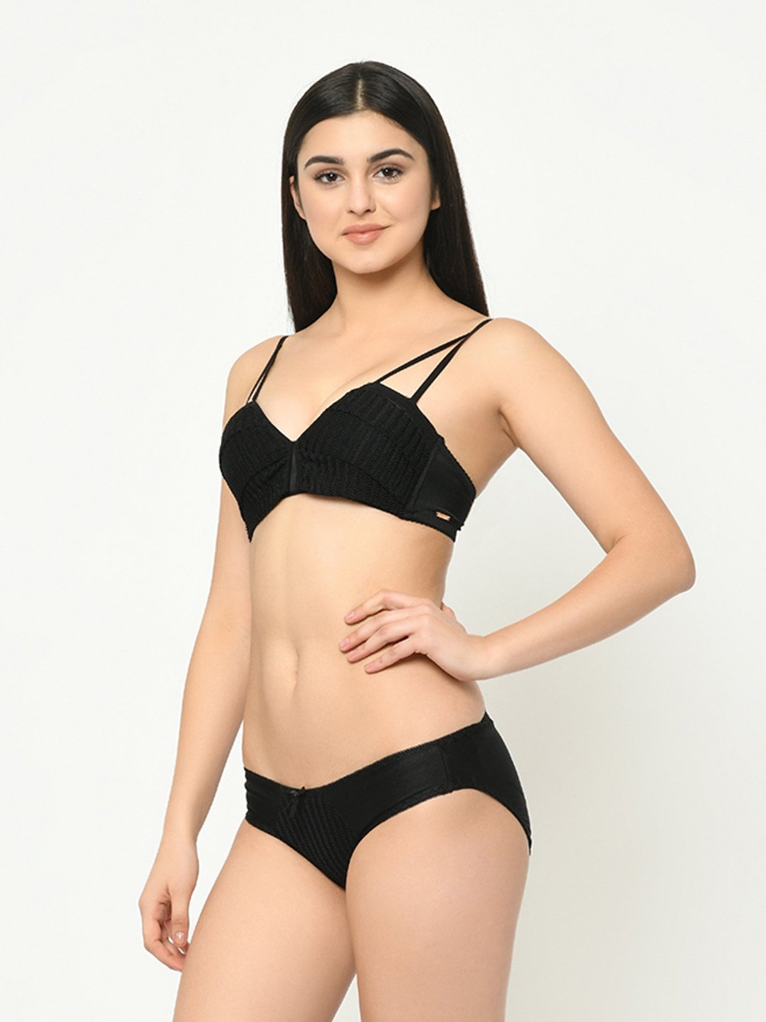 Da Intimo Black Lingerie Set