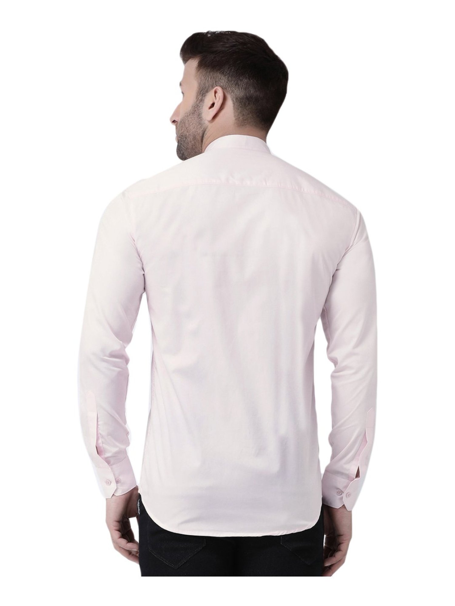 Hang Up Pink Cotton Slim Fit Shirt