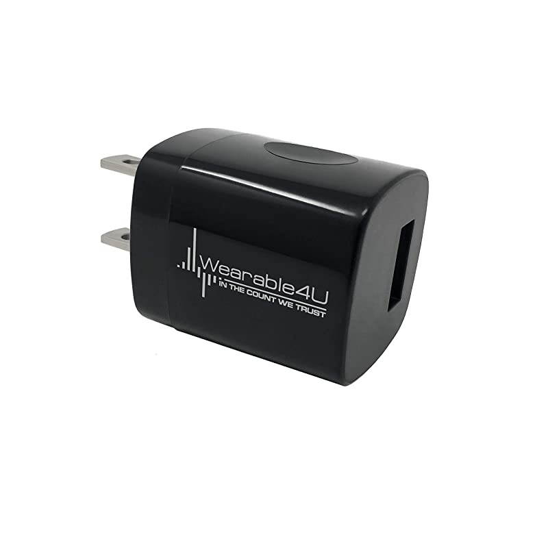 Garmin Forerunner 45 GPS Running Watch with Included  Wall Charging Adapter Bundle (Black (42mm Case))