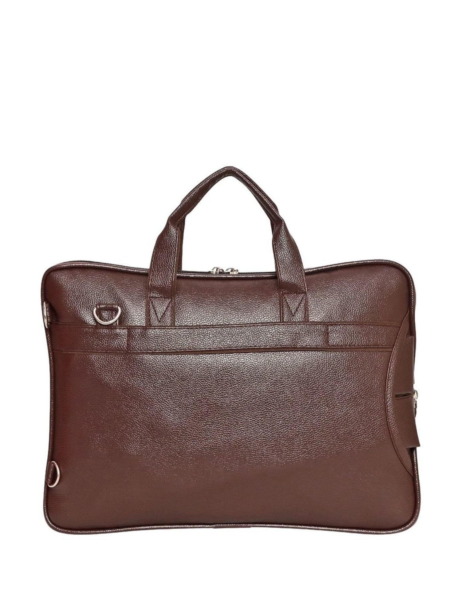 Priority Brown Synthetic Large Messenger Bag