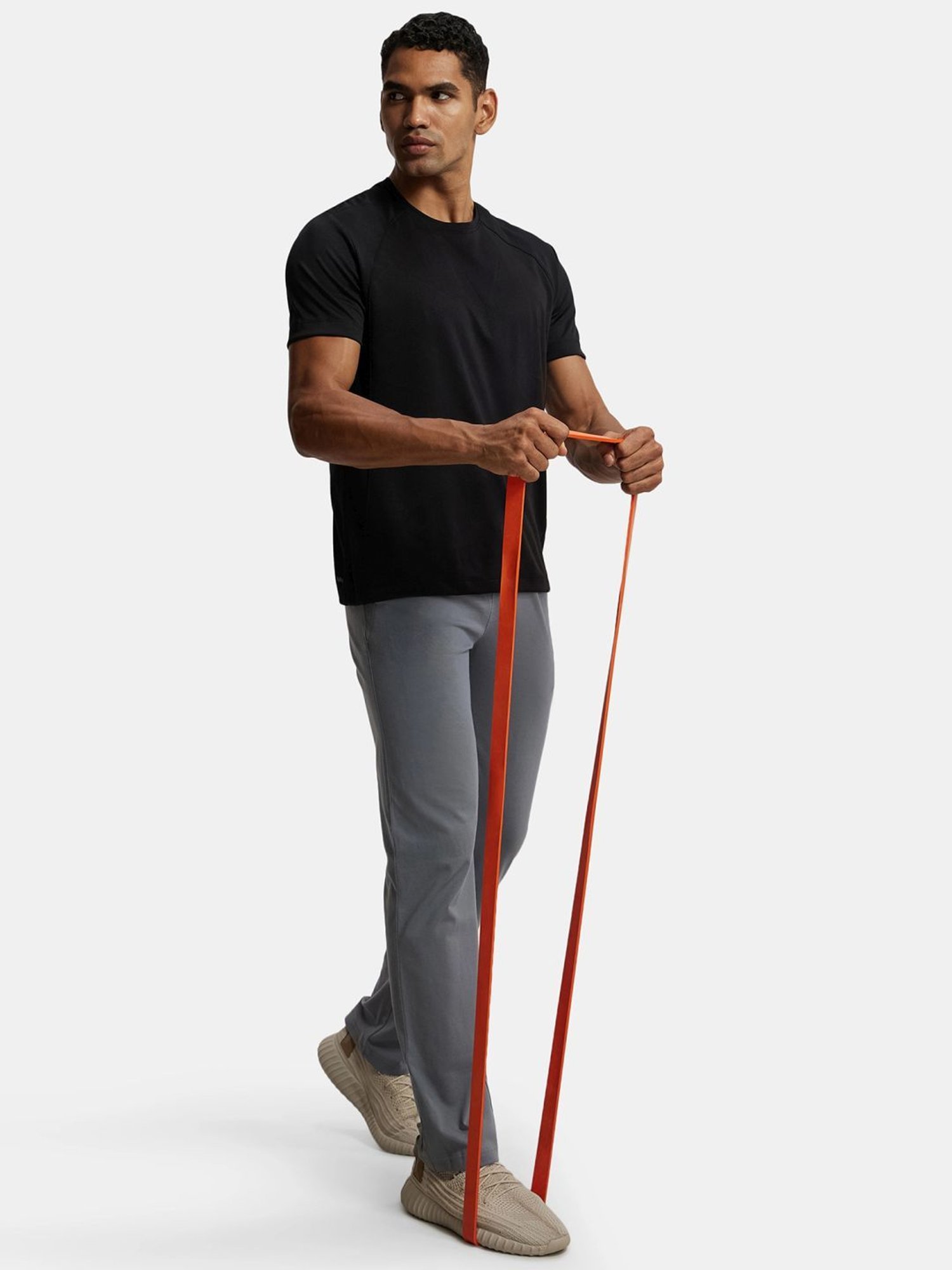 Basics Green Jogger Track Pant