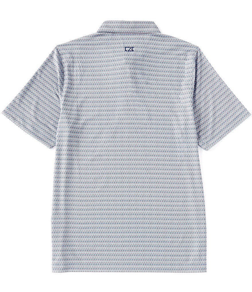 Cutter & Buck Pike Zig Zag Print Short-Sleeve Polo