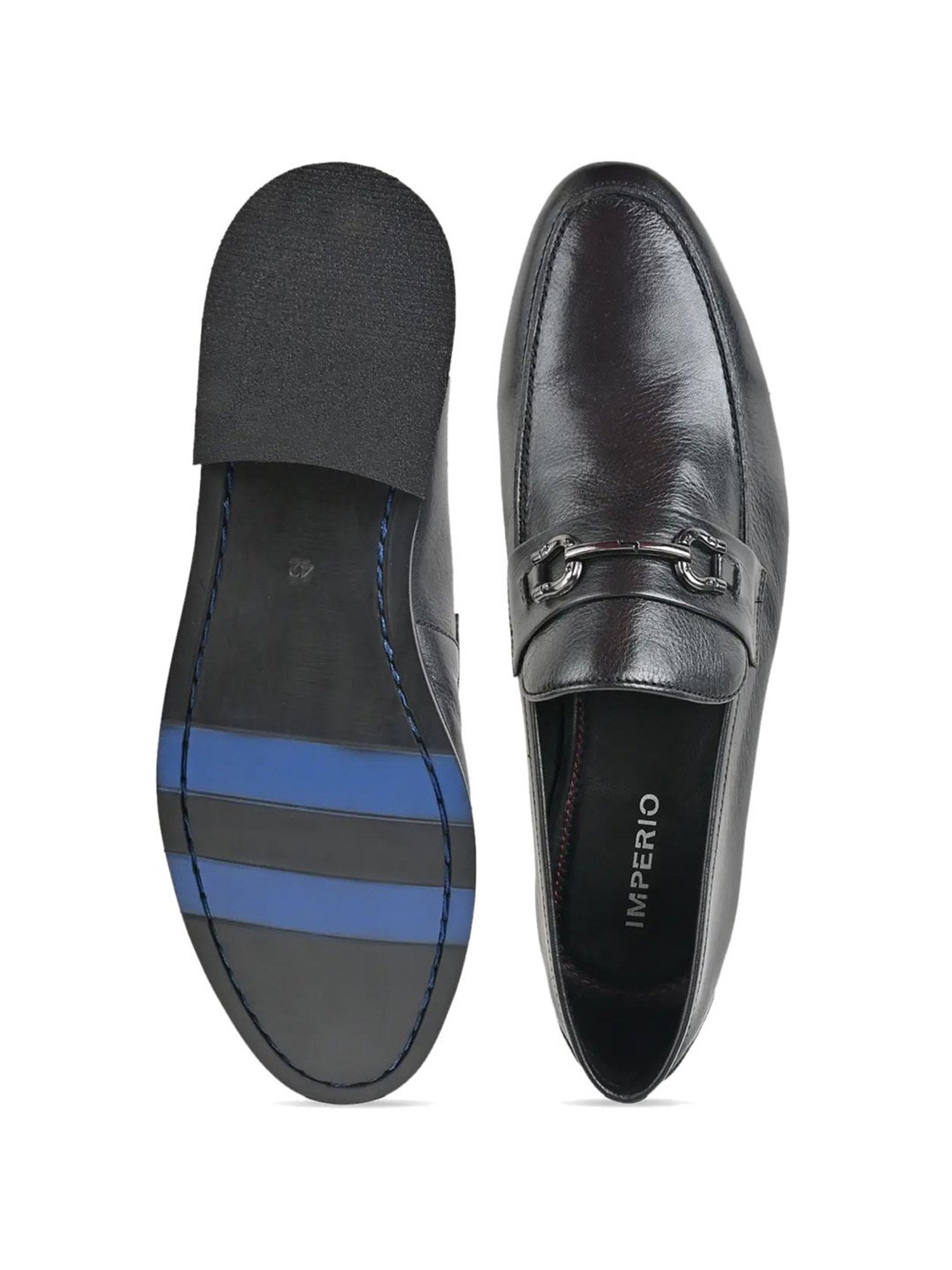 Imperio by Regal Men's Black Formal Loafers