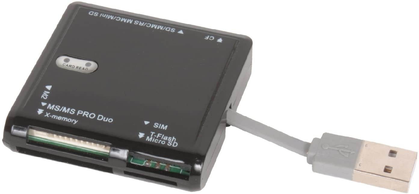 Sunpak 72-in-1 Card Reader (Black)