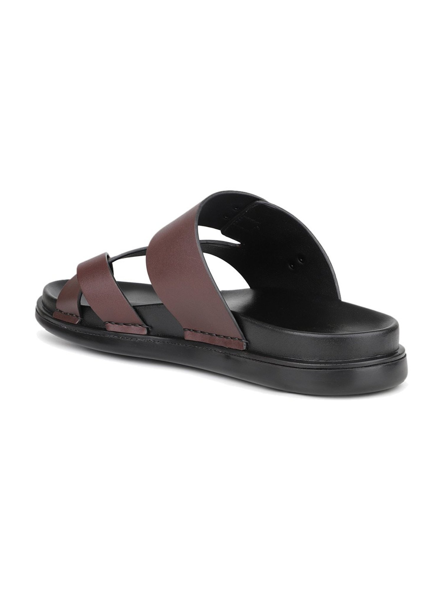 Atesber by Inc.5 Men's Maroon Toe Ring Sandals