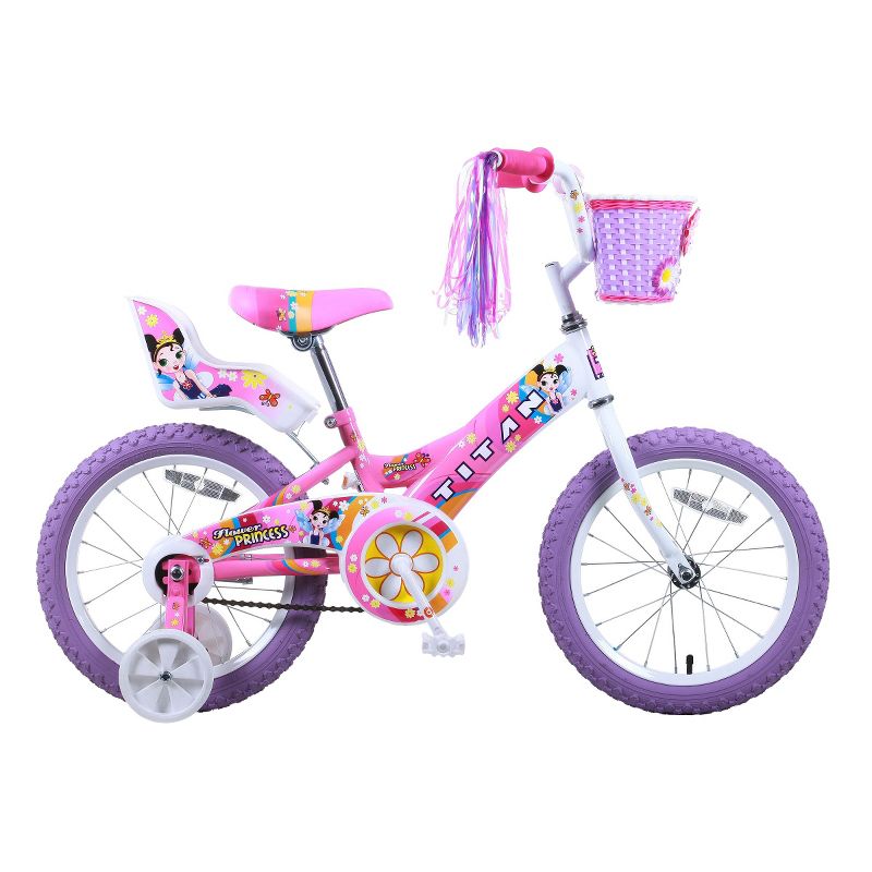 Titan Flower Princess 16" Kids' BMX Bike - Pink