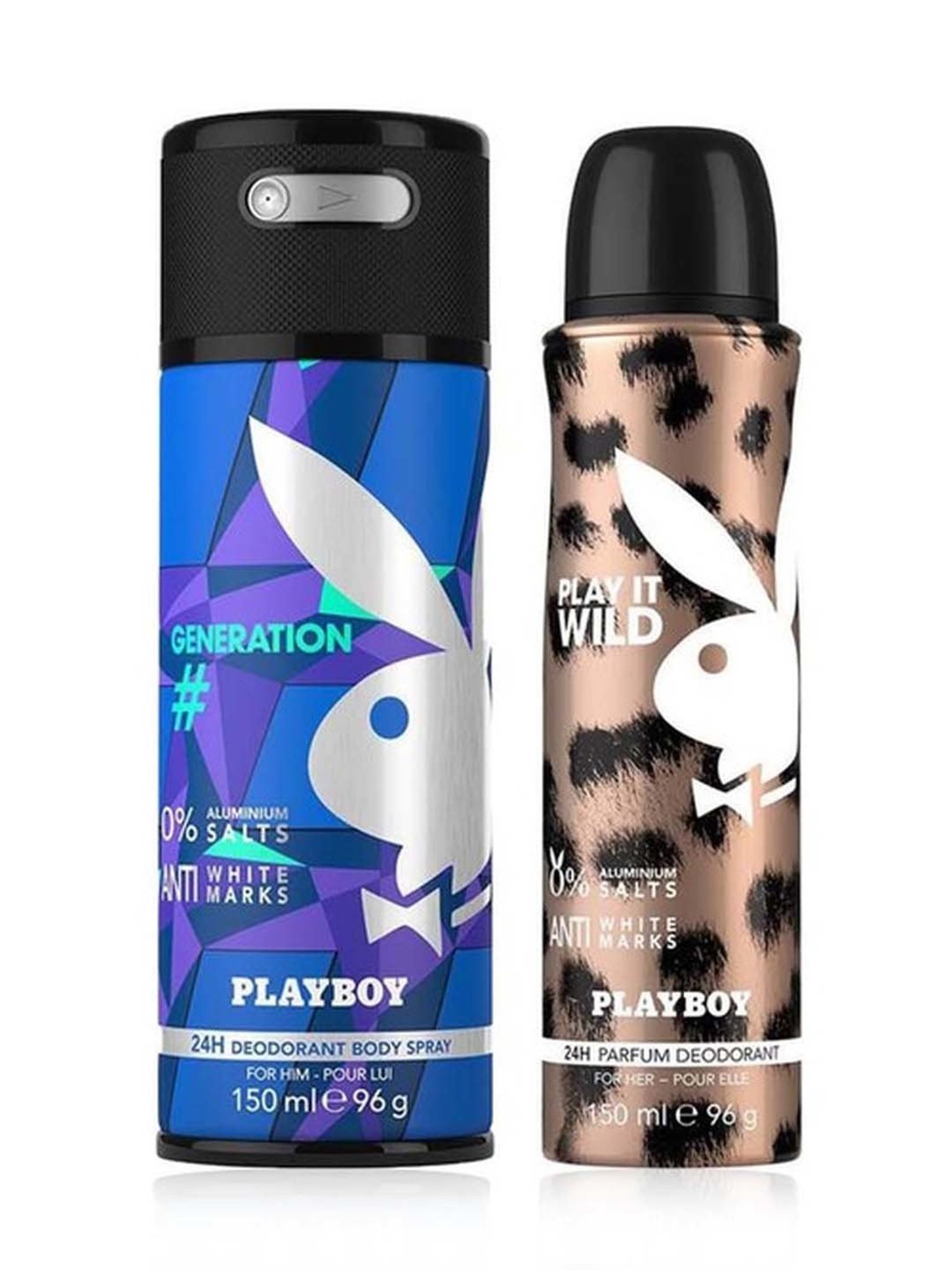 Playboy Generation Man + Wild Women Deo Combo Set