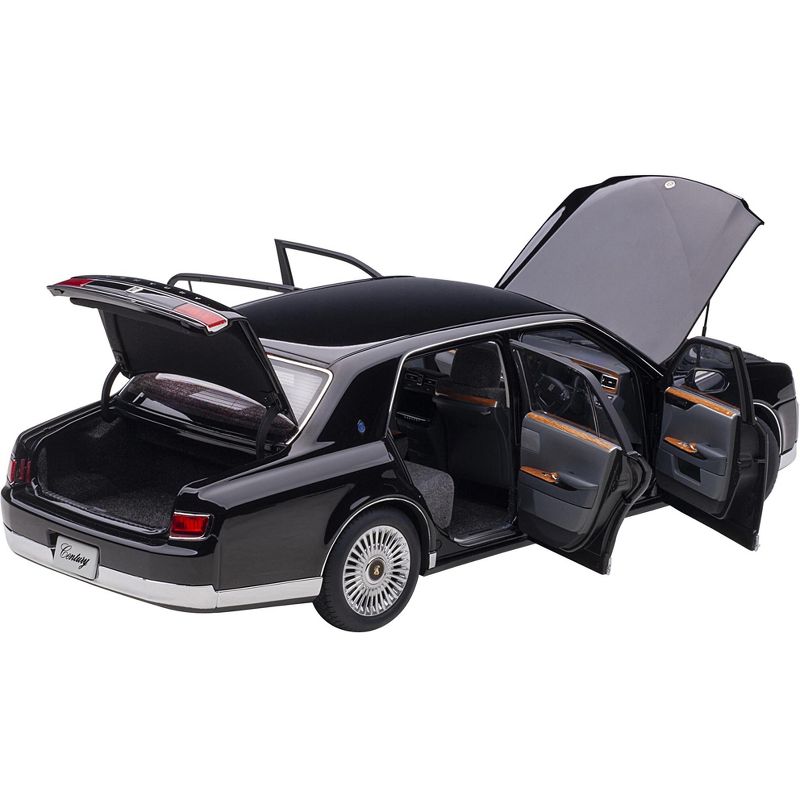 Toyota Century RHD (Right Hand Drive) Black 1/18 Model Car by Autoart