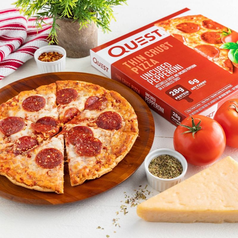 Quest Nutrition Uncured Pepperoni Frozen Thin Crust Pizza - 11.4oz
