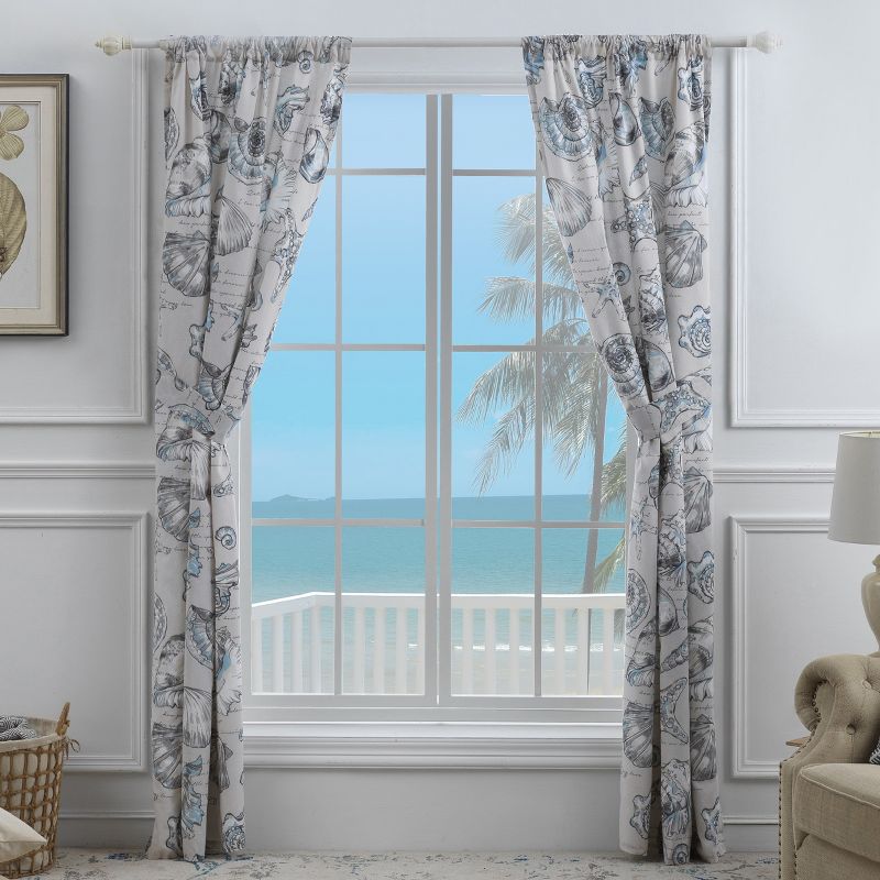 Barefoot Bungalow Cruz Curtain Panel - 84 x 84, Beige