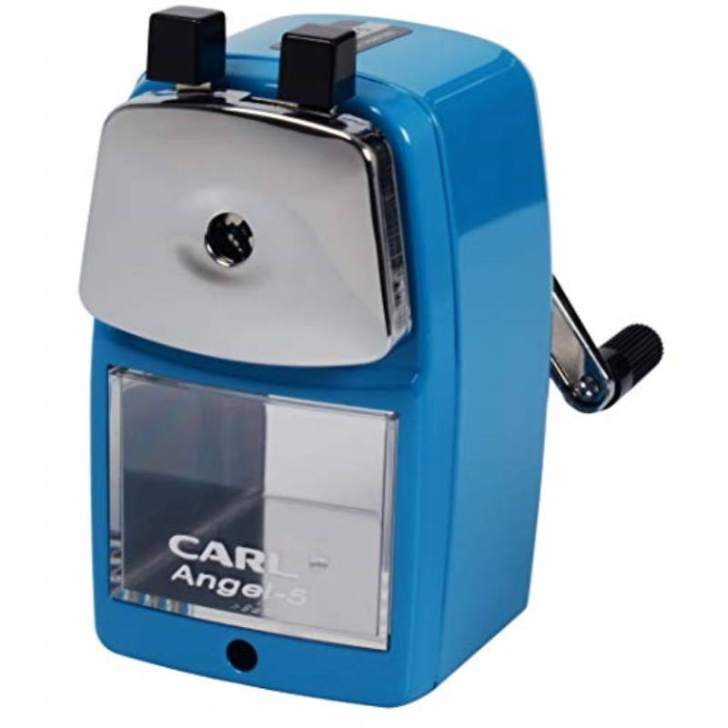 CARL Angel-5 Pencil Sharpener, Blue