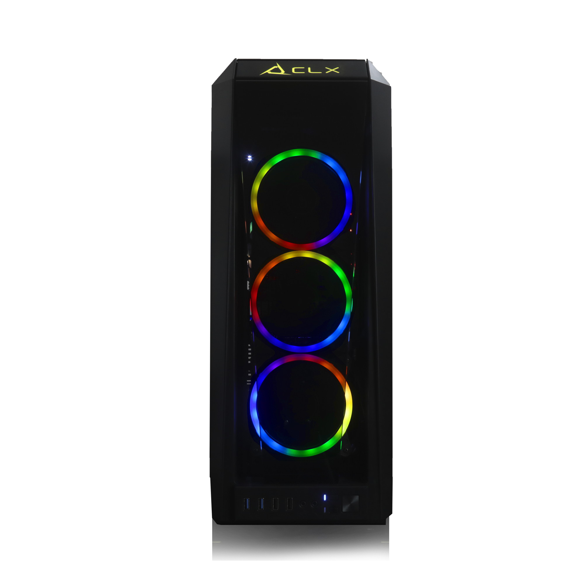 CLX SET - Liquid Cooled Intel Core i7 10700K 3.8Ghz 8-Core Processor, 64GB DDR4 Memory, GeForce RTX 3070 8GB GDDR6 Graphics, 1TB SSD, 6TB HDD, WiFi, Windows 10 Home 64-bit