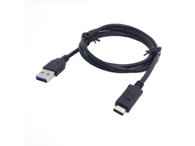 USB 3.0 Type-A Male to USB Type-C USB-C Male Data and Power Charge Cable Black 1m 3ft