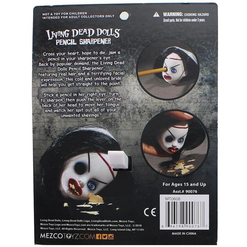 Mezco Toyz The Living Dead Dolls Pencil Sharpener: Bride of Valentine