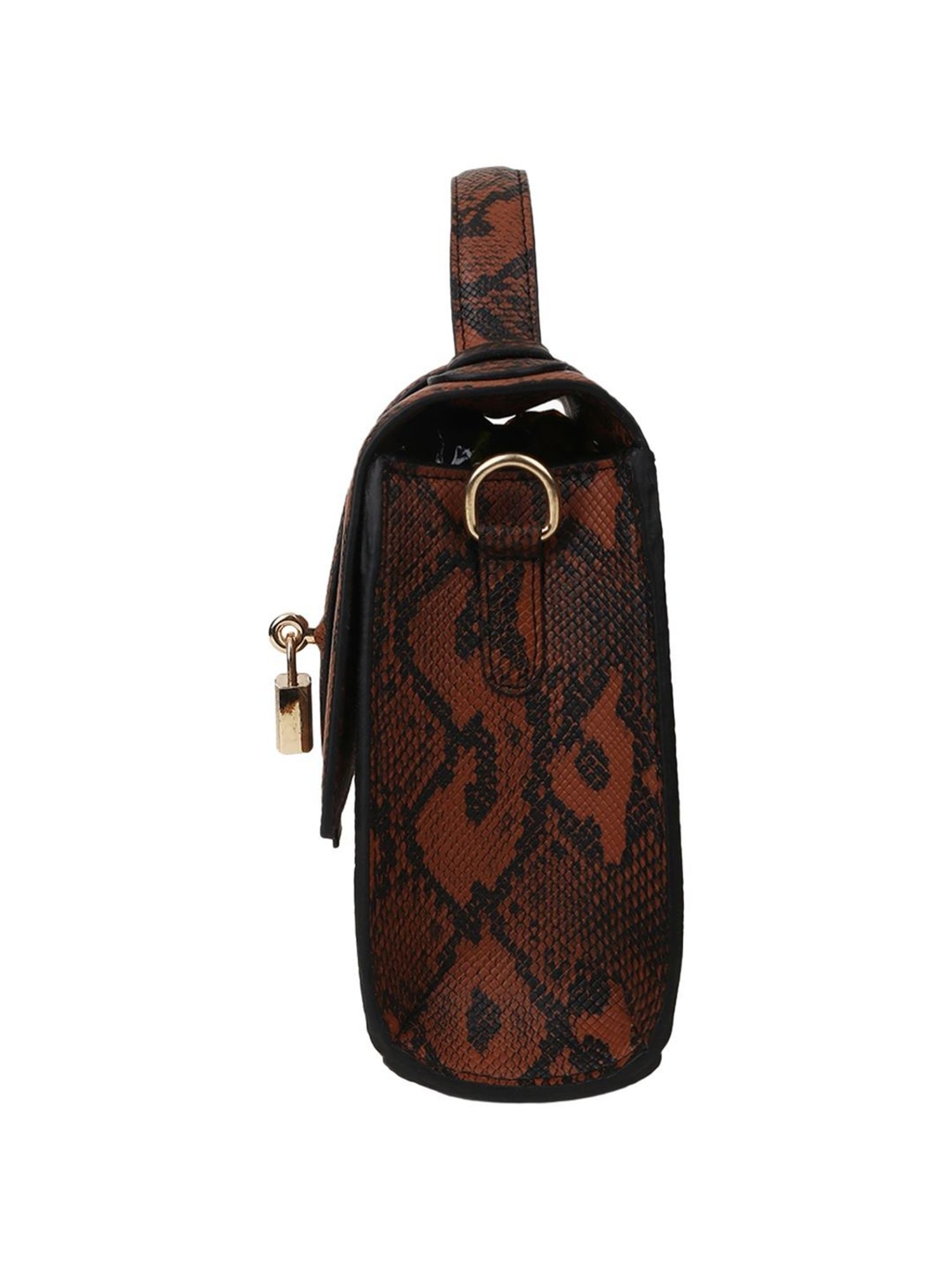 Carlton London Tan Animal Effect Medium Handbag