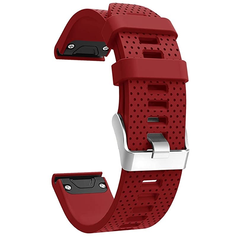 Band for Garmin Fenix 5S / Fenix 6S, Soft Silicone Replacement Watch Band Strap for Garmin Fenix 5S/Fenix 5S Plus/Fenix 6S/Fenix 6S Pro Smart Watch, Fit 5.31 inches-8.46 inches