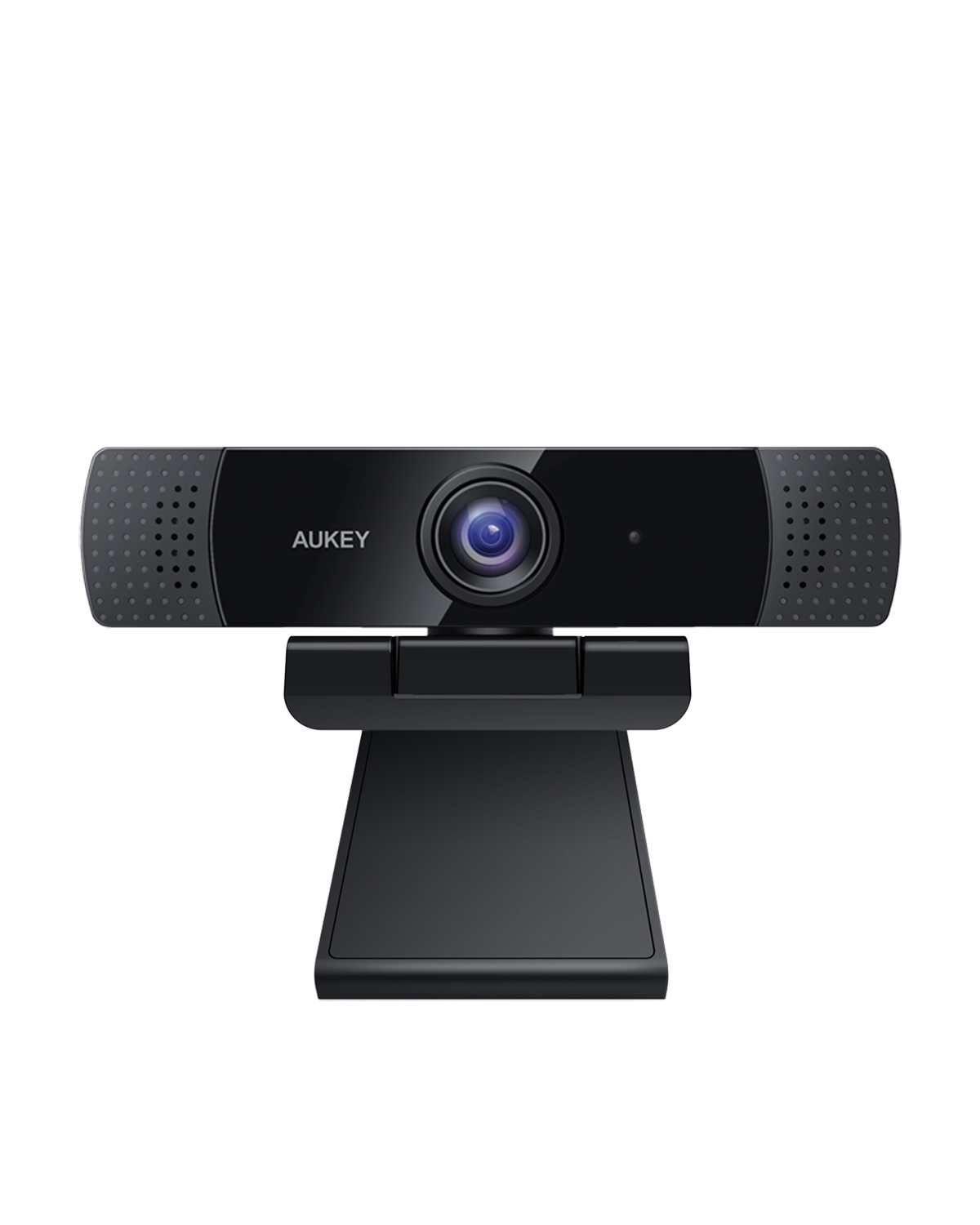 AUKEY PC-LM1E 1080P Webcam with Noise Reduction Stereo Microphones, Full HD USB Computer Camera for PC Laptop Desktop Video Calling & Conferencing-Black