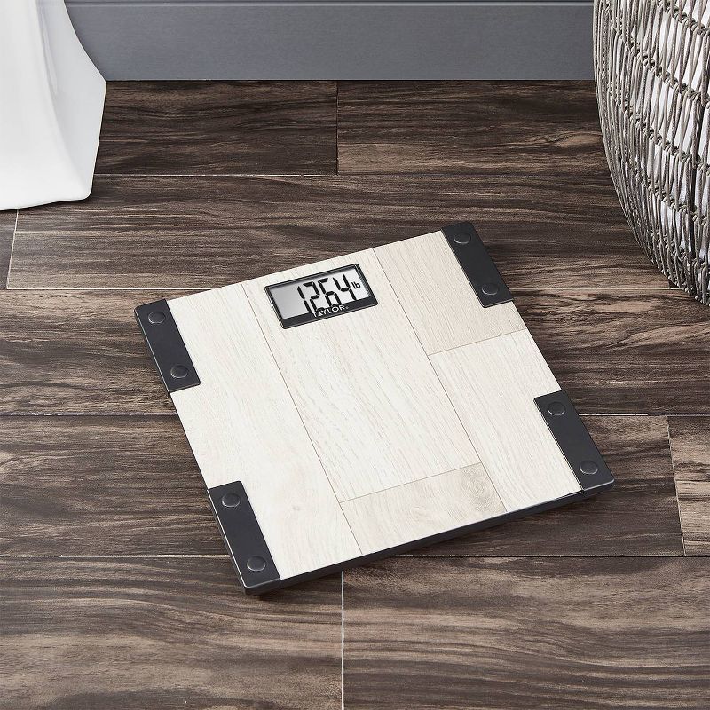 Digital Scale with Modern Farmhouse Design Natural - Taylor