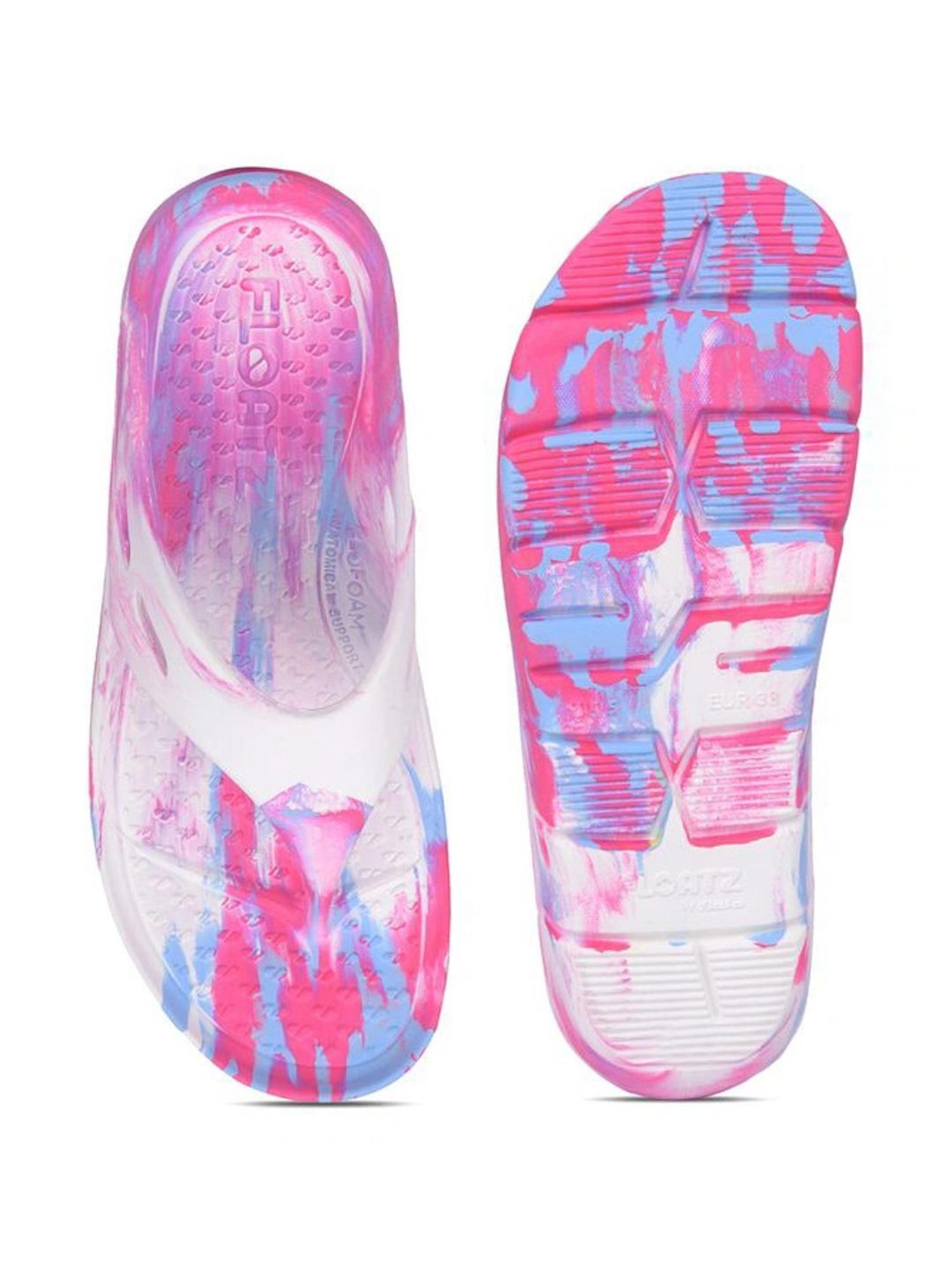 Floatz by Bata Women's 1.2 TH E 24 Pink Flip Flops