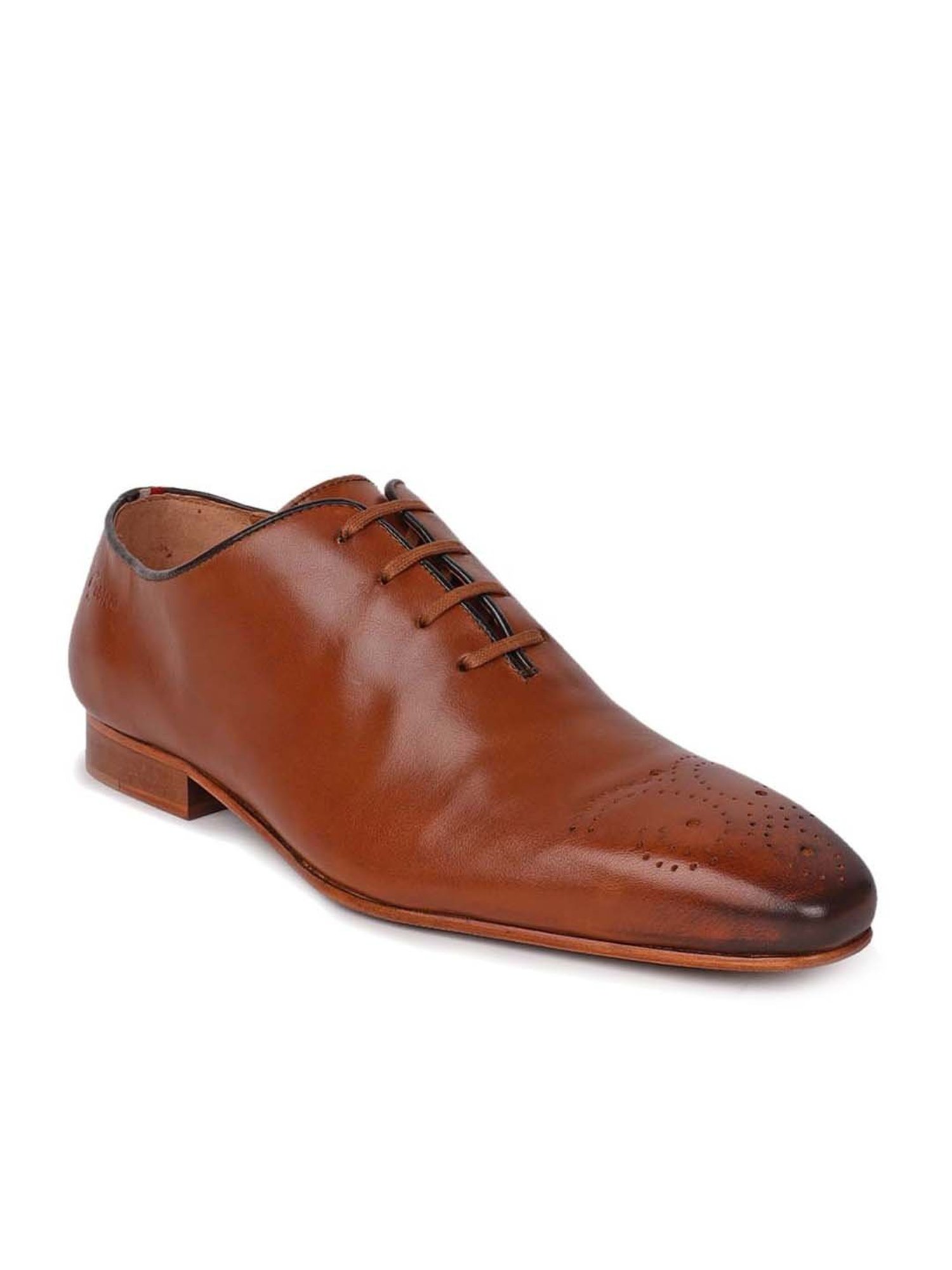 Gabicci Men's Jaguar Tan Oxford Shoes