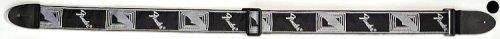 Fender Monogrammed Guitar Strap - Black/Light Grey/Dark Grey