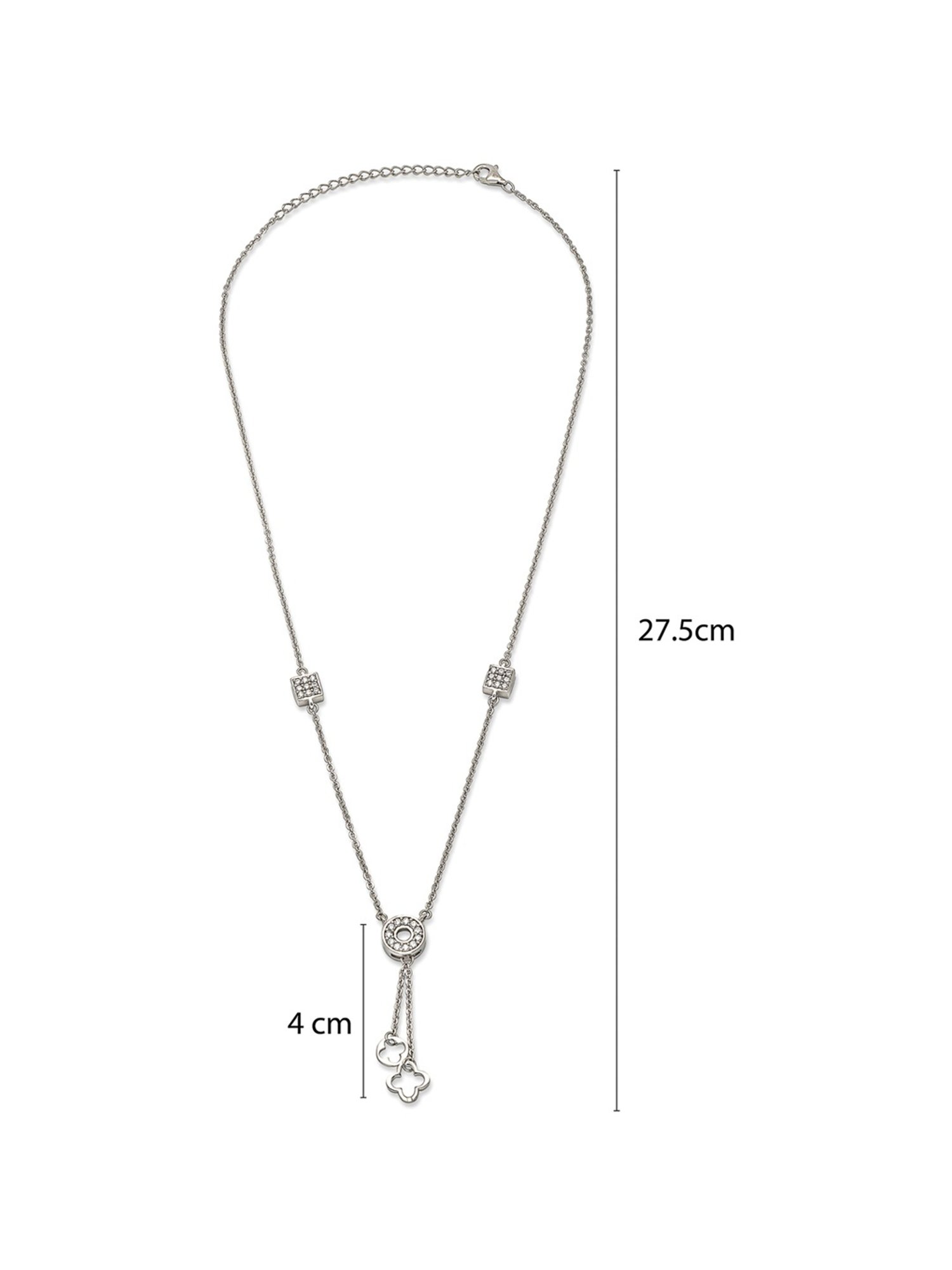 Silberry 92.5 Sterling Silver Wind Chime Necklace