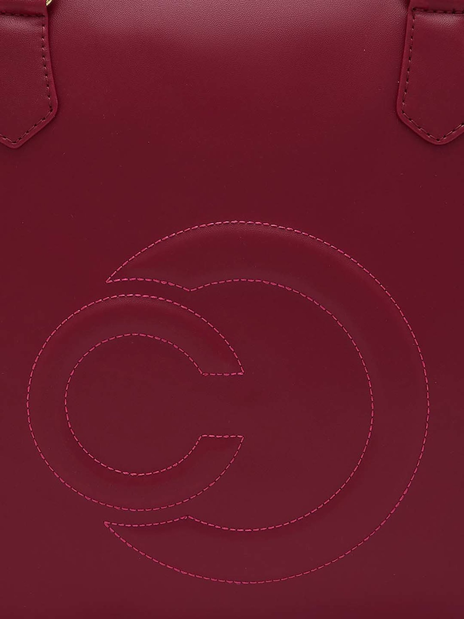 Caprese DORA Maroon Faux Leather Large Laptop Messenger Bag