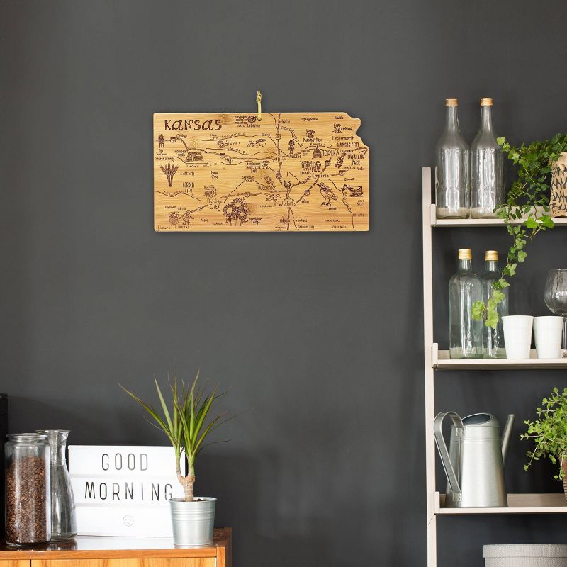 Totally Bamboo Destination Kansas Serving and Cutting Board