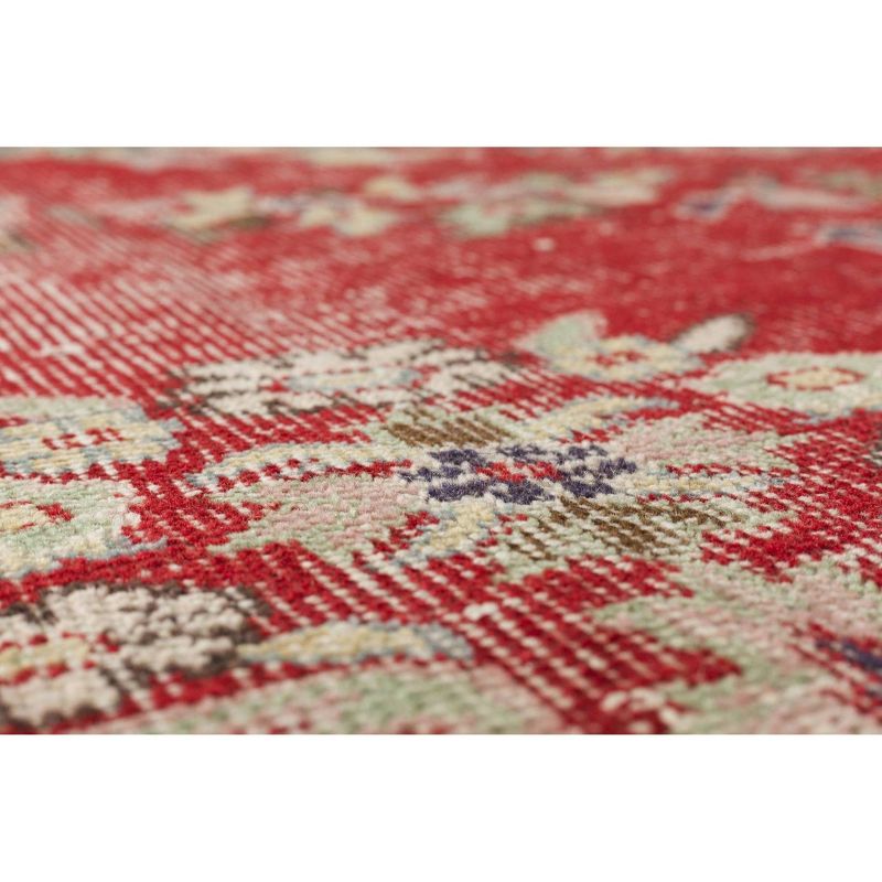 5'10"x9'6" Vintage One-of-a-Kind Gilberta Rug Red - Revival Rugs