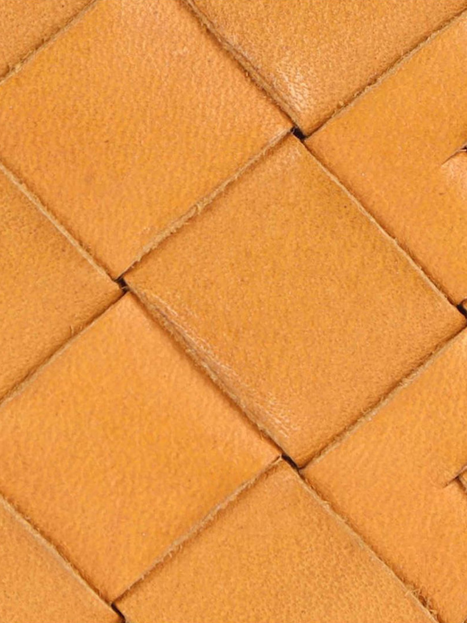 KOMPANERO Marquis Mustard Leather Textured Zip Around Wallet