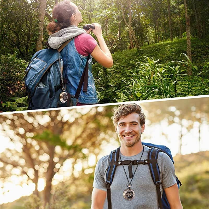 Survival Gear Compass Vintage Pocket Compass for Kids Classical Collection Portable Compass Accurate Waterproof for Hiking Outdoor Camping Motoring Boating Backpacking Survival Emergency Copper