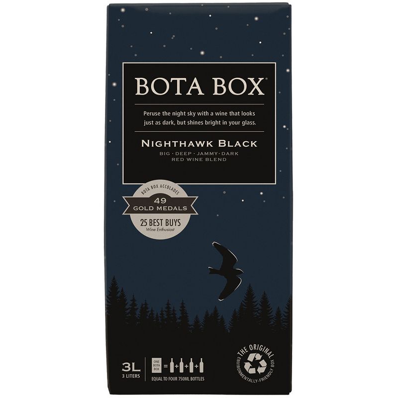 Bota Box Nighthawk Black Red Blend Wine - 3L Box