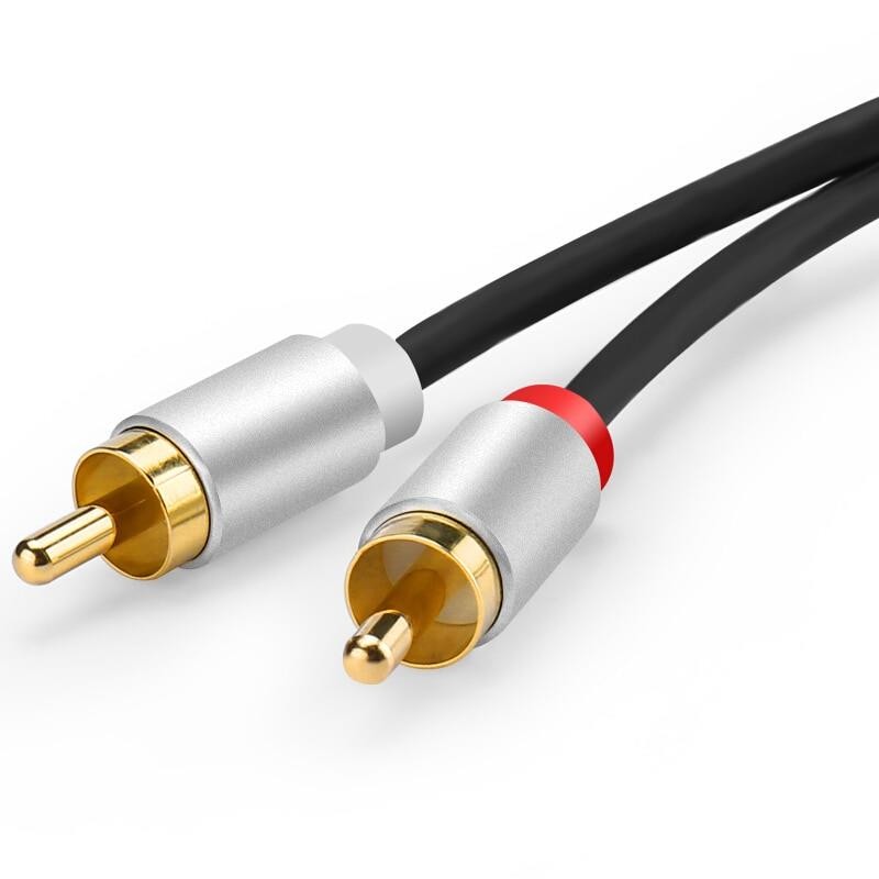 Pihen RCA Cable Male to Male Double RCA Red and white audio adapter cable Left and Right channel for Sound Box TV Amplifier DVD