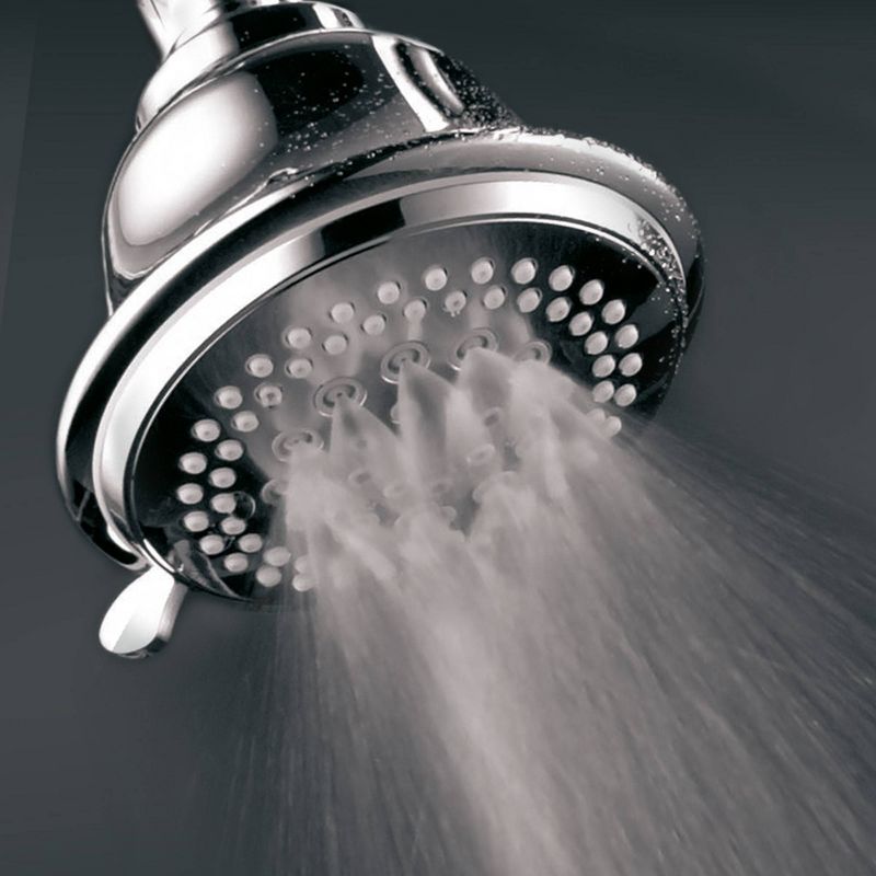 Aqua Dance Fixed Mount 7 Function Showerhead Chrome - Hotelspa