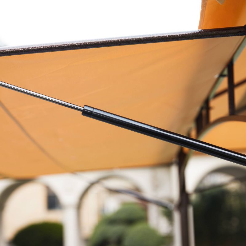 10' x 10' Patio Gazebo with Sunshades - Patio Festival