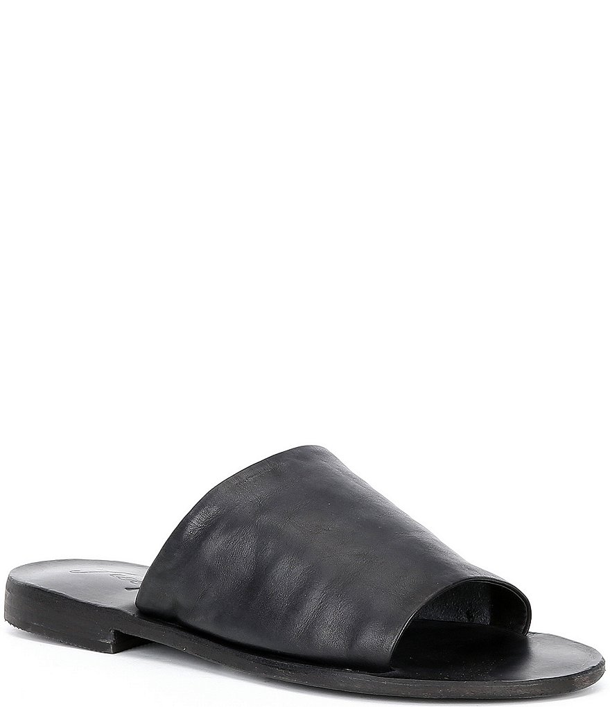 Free People Vicente Leather Slide Sandals