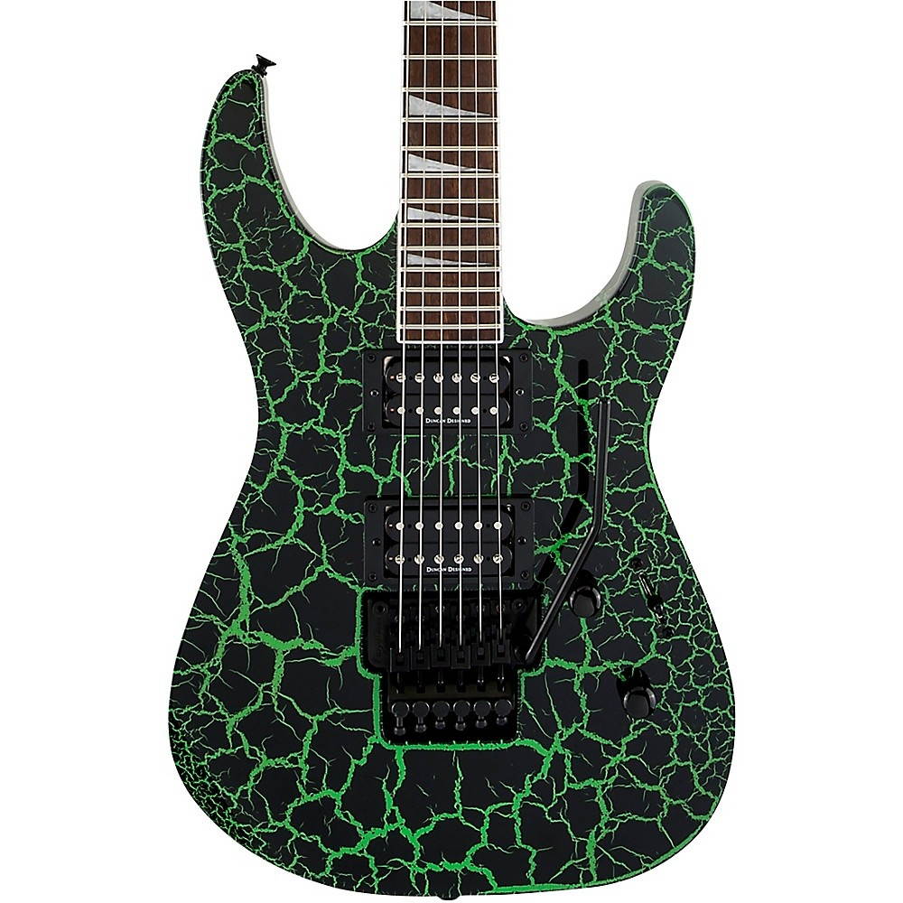 Jackson Soloist SLX Crackle Electric Guitar Green Crackle
