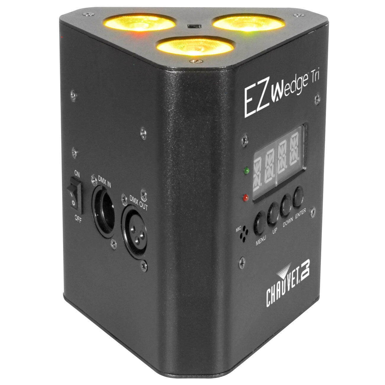 Chauvet DJ EZWedge Tri LED Wash Light with IRC-6 Infared Remote Control