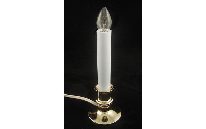 J. Hofert Co 8" C7 Light Indoor Christmas Candle Lamp - Clear