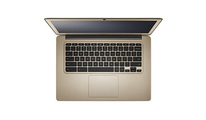 Acer Chromebook 14, Aluminum, 14-inch Full HD, Intel Celeron N3160, 4GB LPDDR3, 32GB, Chrome, Gold, CB3-431-C0AK