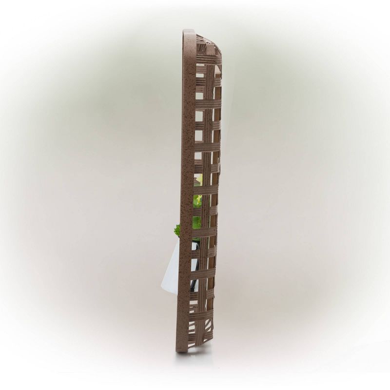 Alpine 19" Gather Happy Moments with Watering Can Iron Wall Decor