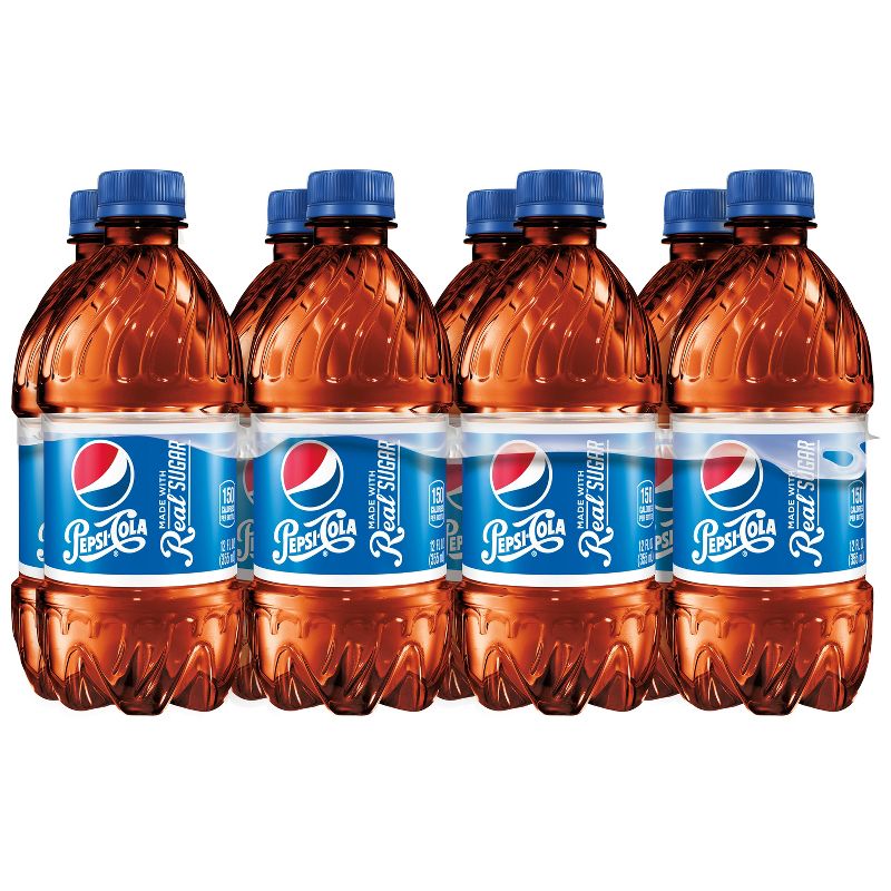 Pepsi Real Sugar Cola - 8pk/12 fl oz Bottles